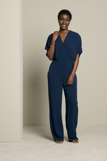 LolaLiza Jumpsuit P KIMOWIDE 06004741 2723 NAVY BASIC