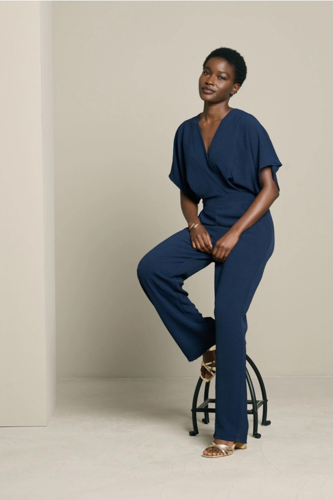LolaLiza blauwe dames jumpsuit | Sfeerbeeld, In situatie