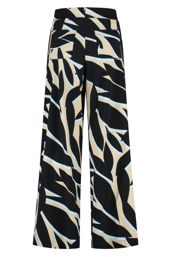 Lady Day multi color dames broek | Achteraanzicht
