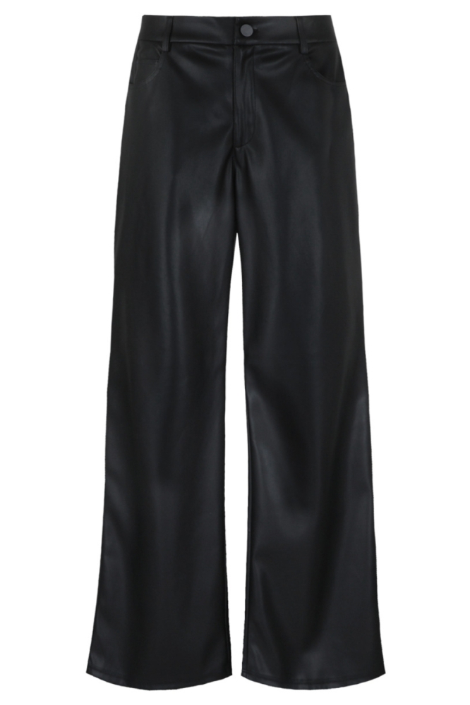C&S The Label zwarte dames broek | Vooraanzicht