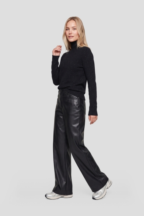C&S The Label zwarte dames broek | Model