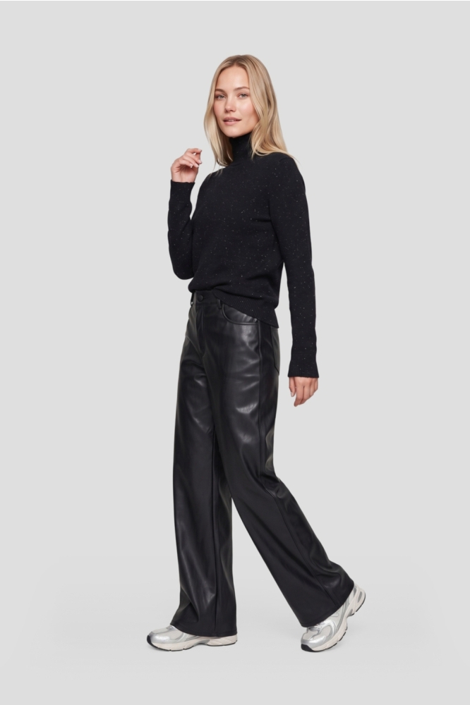 C&S The Label zwarte dames broek | Model
