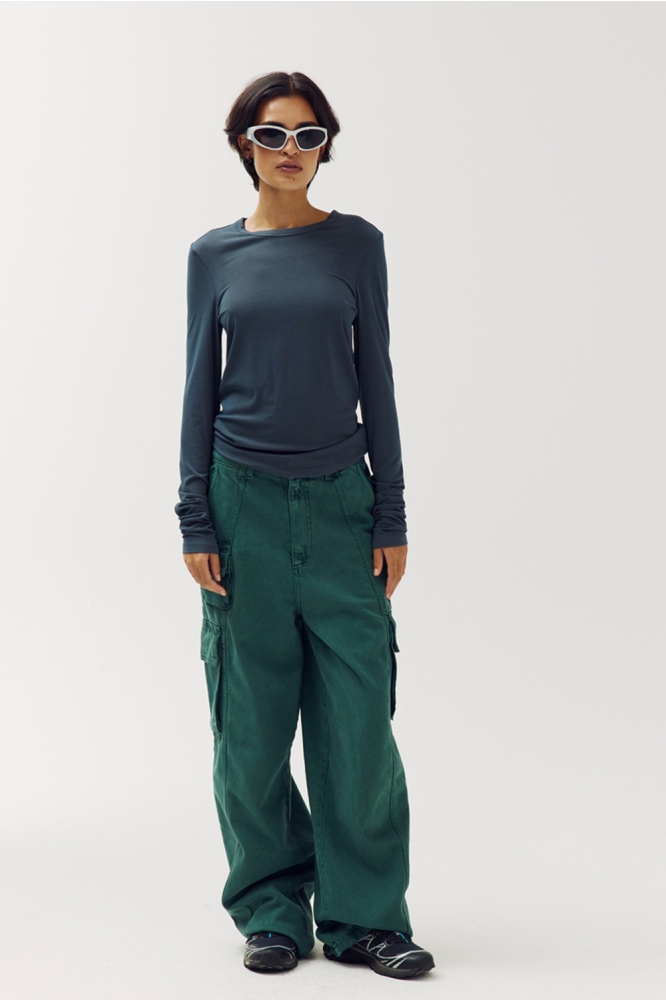 Harper & Yve groene dames jeans | Model