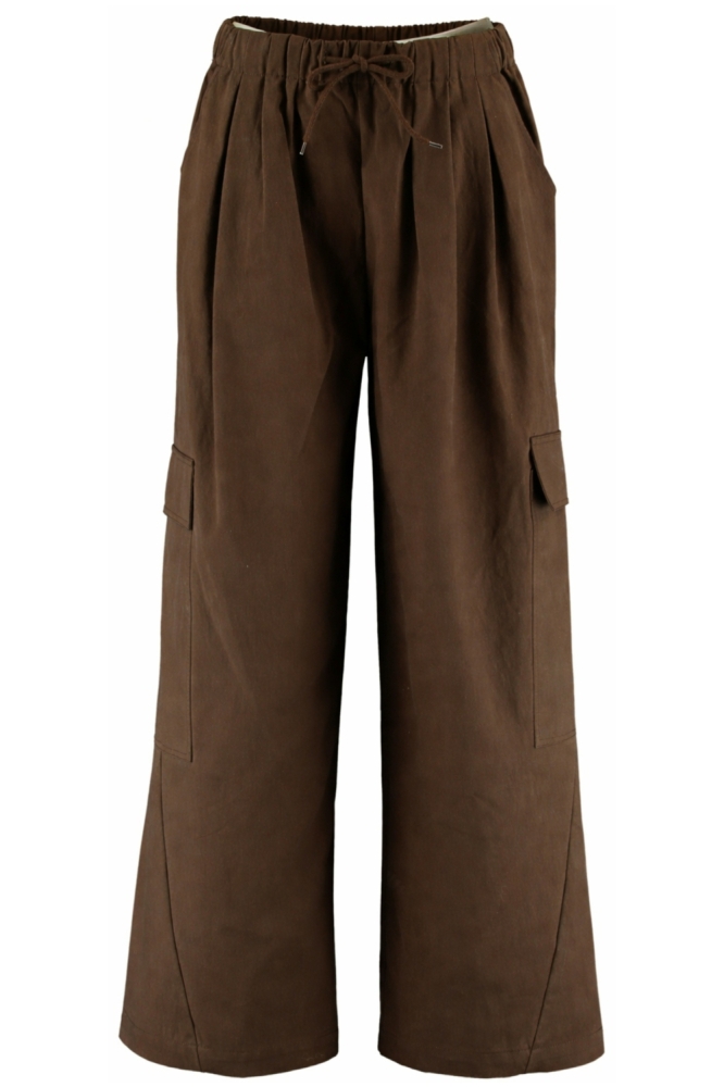 Harper & Yve bruine dames broek | Vooraanzicht