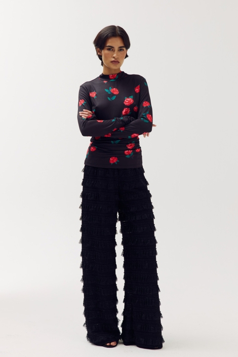 Harper & Yve zwarte dames broek | Model