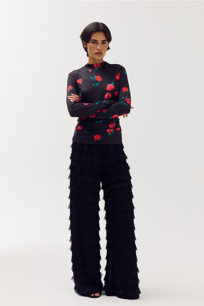 Harper & Yve zwarte dames broek | Model