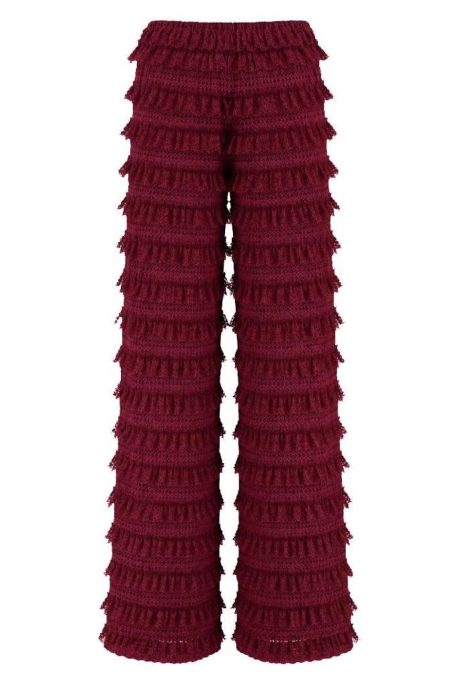 Harper & Yve rode dames broek | Vooraanzicht