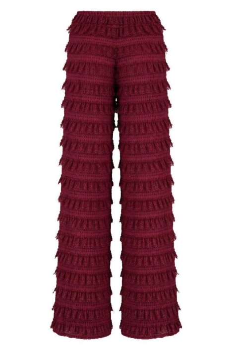 Harper & Yve rode dames broek | Achteraanzicht