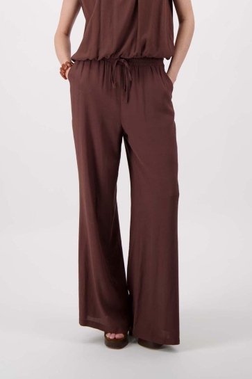 Zusss Broek CRINCLE DOEK FLADDER BROEK 0303 0048 BROWN
