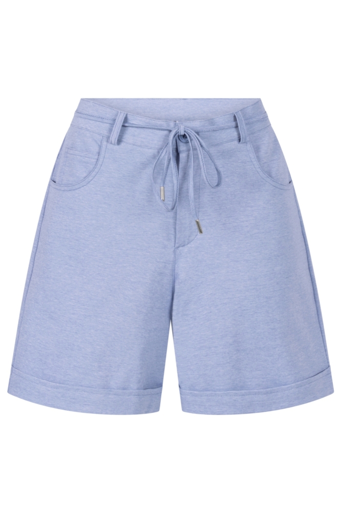 Zoso blauwe dames korte broek | Vooraanzicht