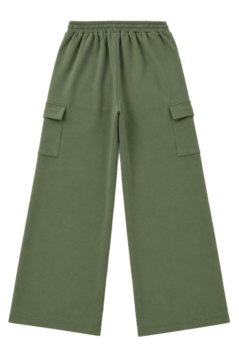 FOS Amsterdam groene dames broek | Achteraanzicht