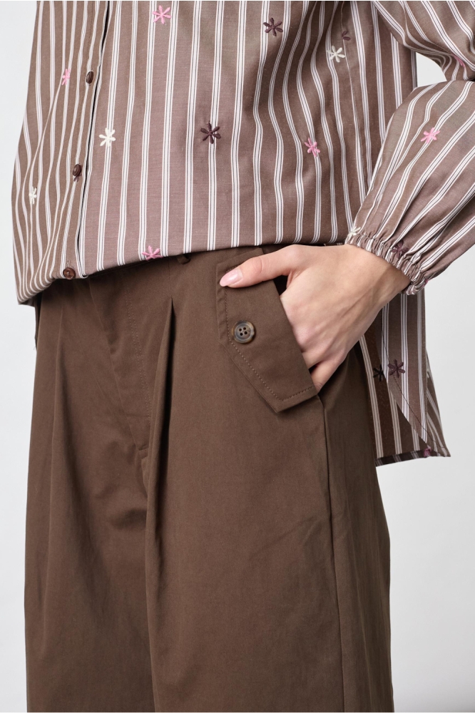 SisterS point bruine dames broek | Close up