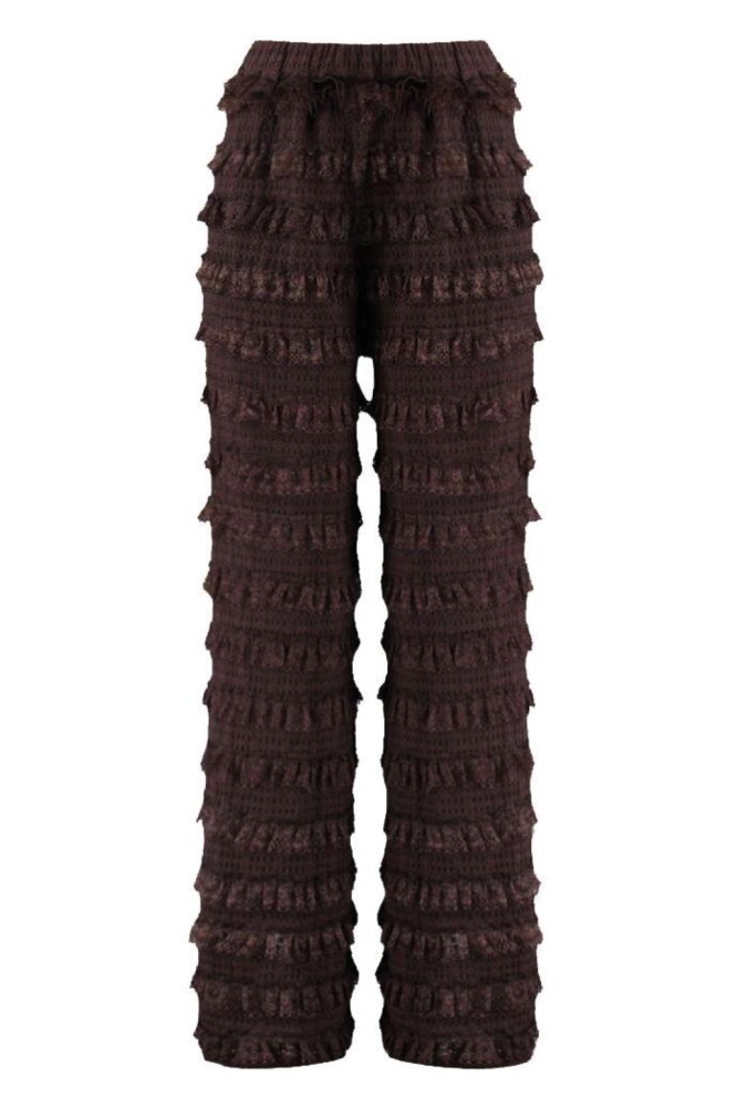 Harper & Yve bruine dames broek | Vooraanzicht