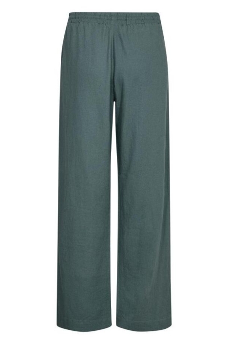 Freequent groene dames broek | Achteraanzicht