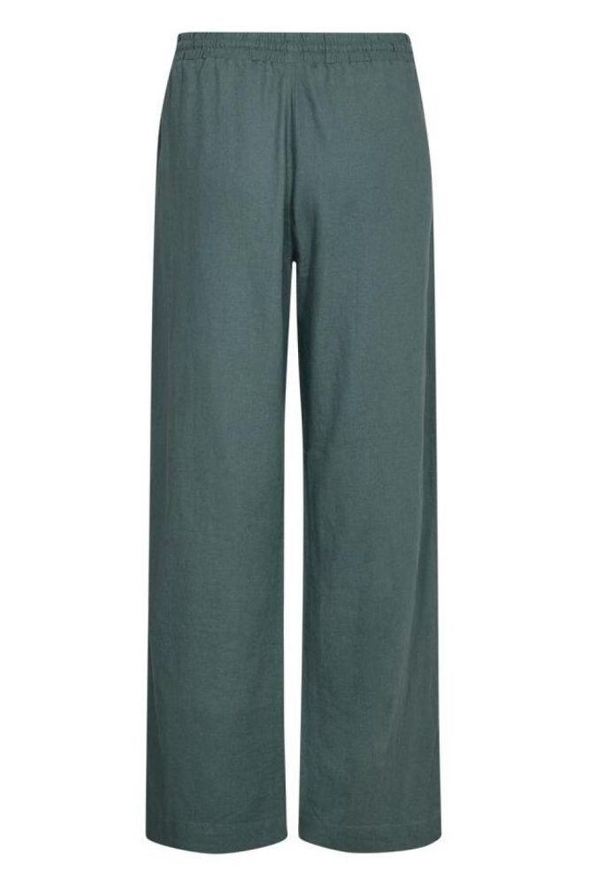 Freequent groene dames broek | Achteraanzicht