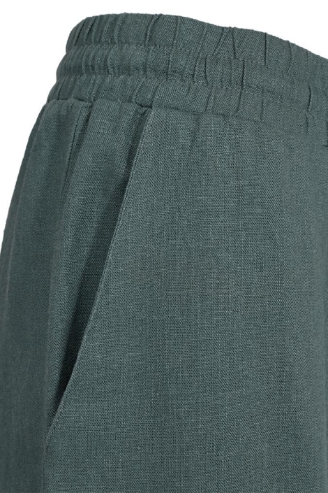 Freequent groene dames broek | Close up