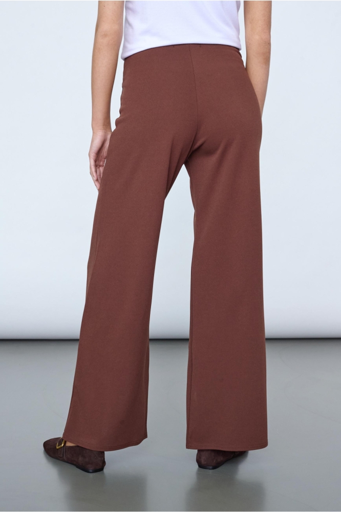 SisterS point bruine dames broek | Model achteraanzicht