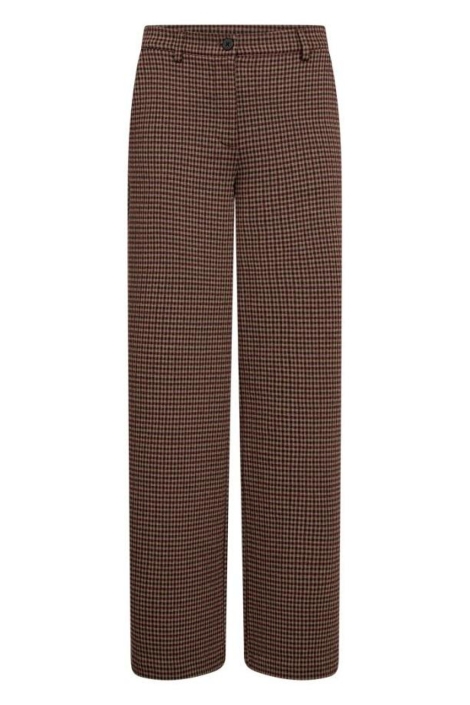 Freequent taupe dames broek | Vooraanzicht