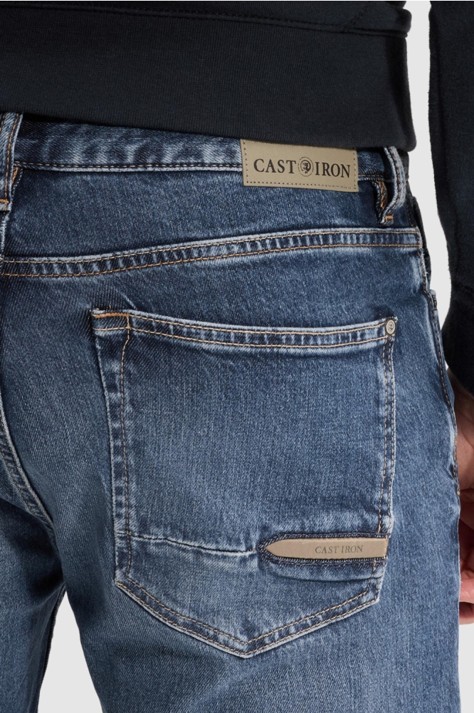 Cast Iron blauwe heren jeans | Kleurstaal