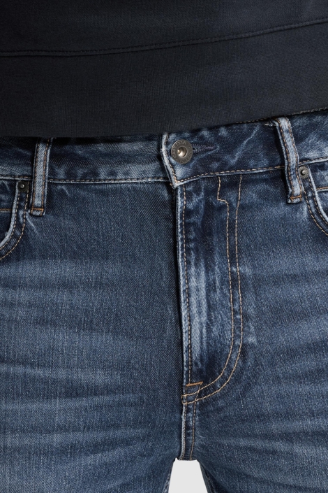 Cast Iron blauwe heren jeans | Unique Selling Point