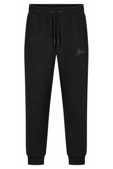 Malelions Broek STRIPED SIGNATURE MMA50026059 BLACK