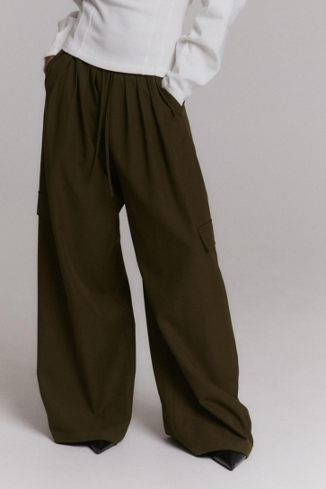 Refined Department Broek MILA PANTS R2608150054 702 ARMY