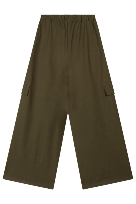 Refined Department groene dames broek | Achteraanzicht