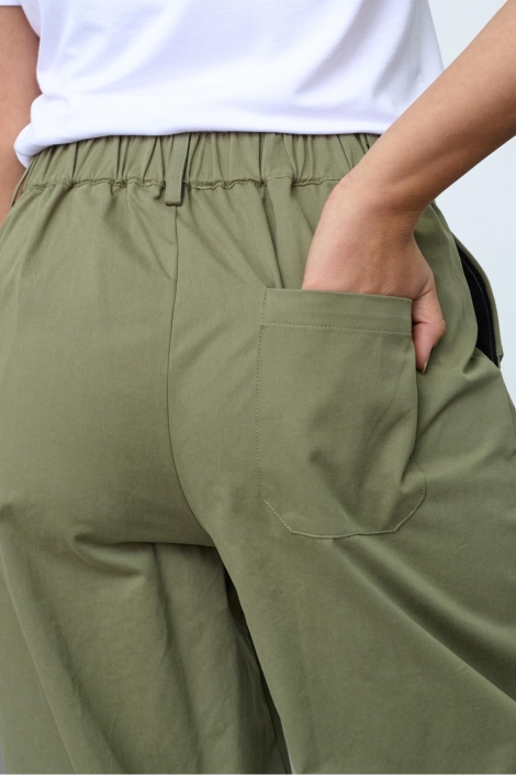 SisterS point groene dames broek | Close up