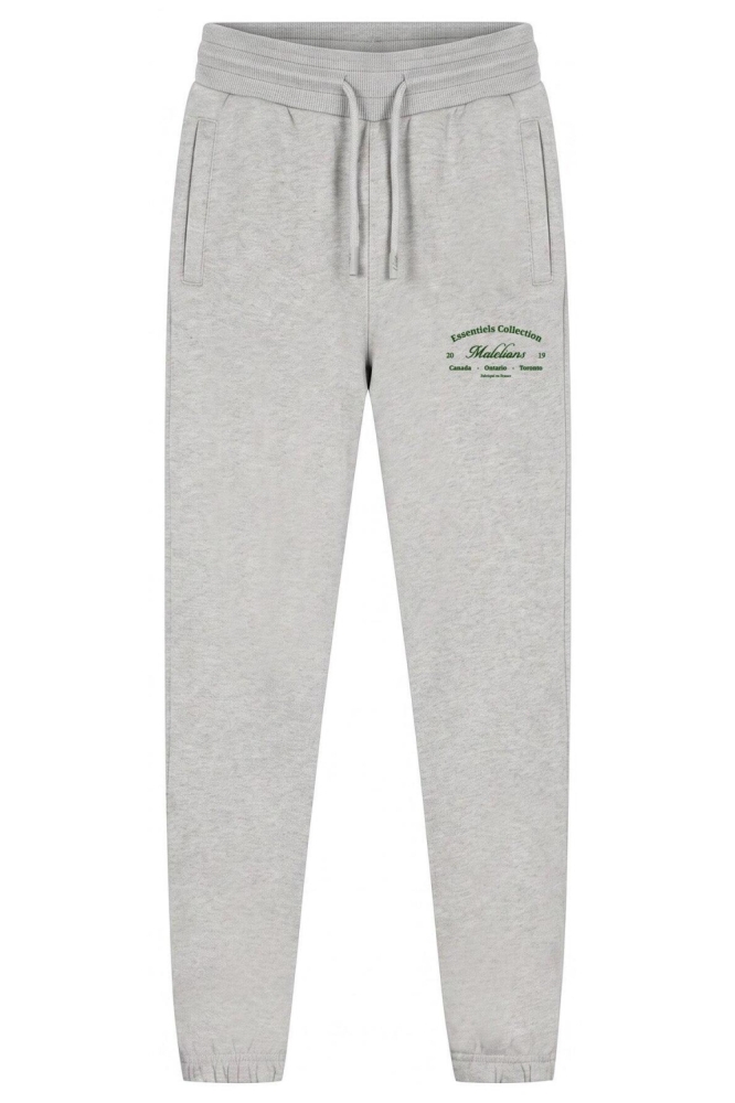 Malelions grijze heren broek | Vooraanzicht