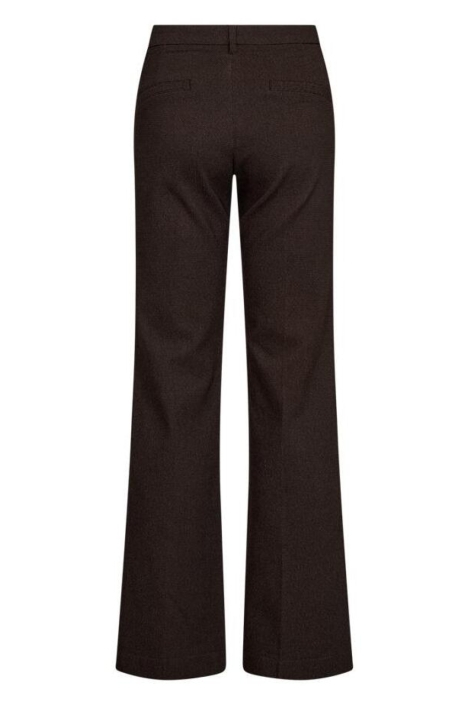 Freequent bruine dames broek | Achteraanzicht