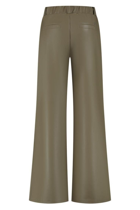 Lady Day groene dames broek | Achteraanzicht