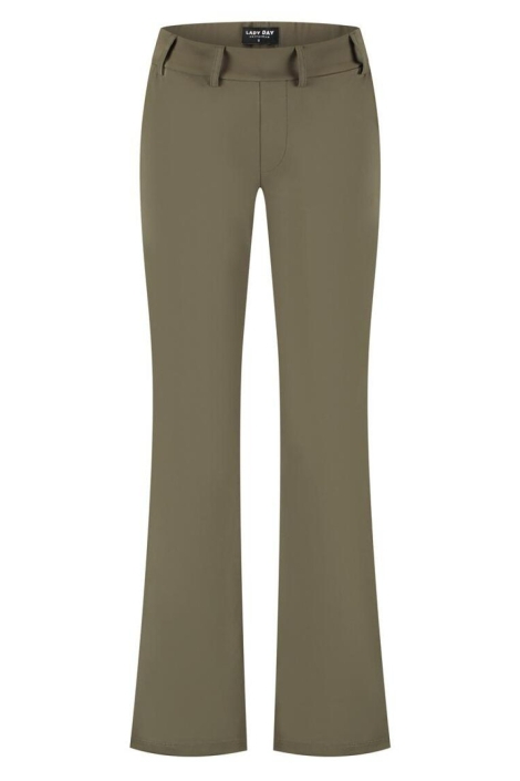 Lady Day groene dames broek | Vooraanzicht