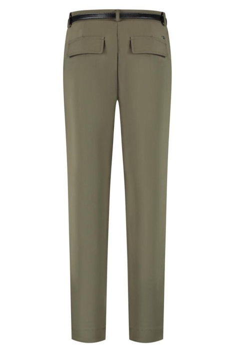 Lady Day groene dames broek | Achteraanzicht
