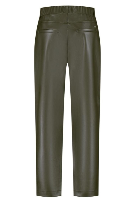 Lady Day groene dames broek | Achteraanzicht