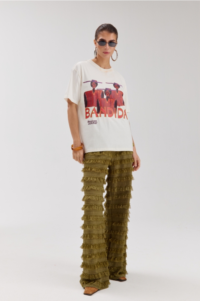 Harper & Yve groene dames broek | Model