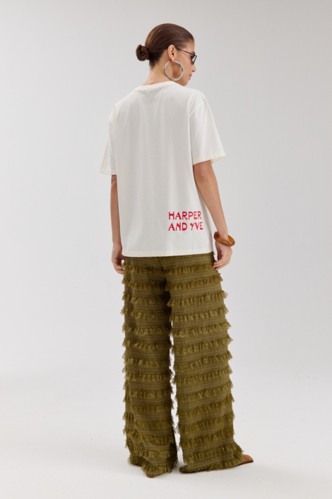 Harper & Yve groene dames broek | Model