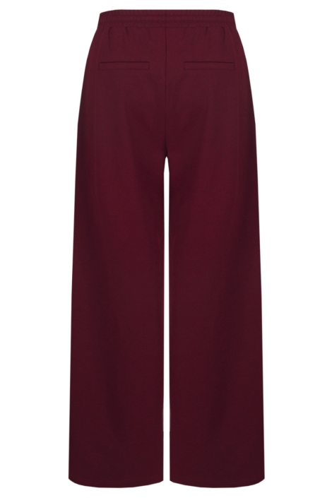 C&S The Label bordeaux dames broek | Achteraanzicht