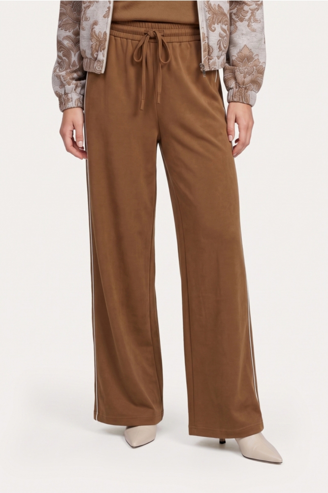 C&S The Label multi color dames broek | Model vooraanzicht