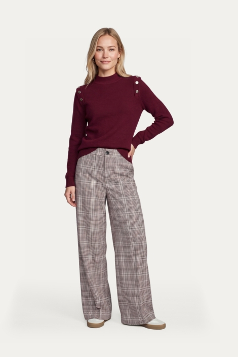 C&S The Label multi color dames broek | Model