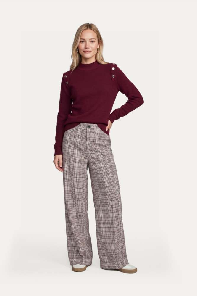 C&S The Label multi color dames broek | Model