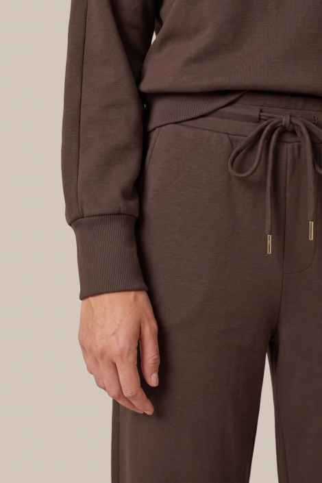 C&S The Label bruine dames broek | Close up