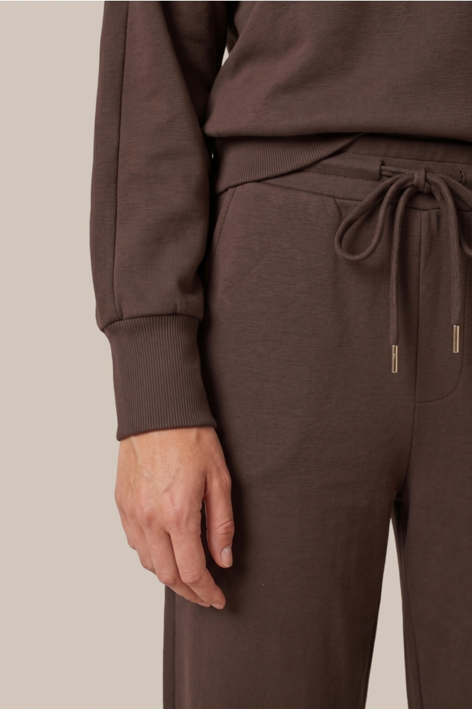 C&S The Label bruine dames broek | Close up