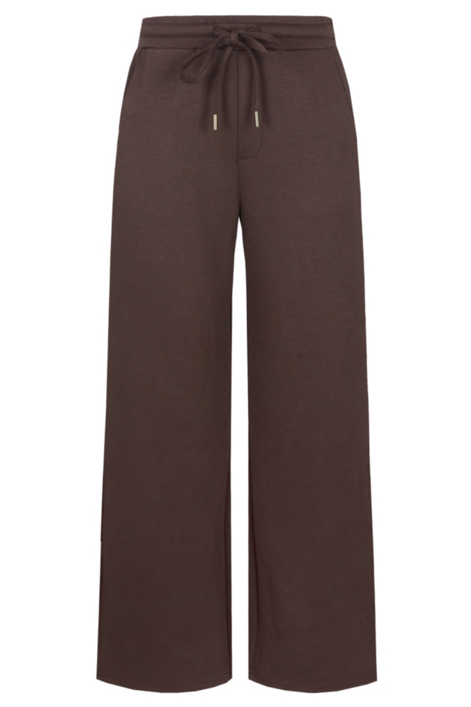 C&S The Label bruine dames broek | Vooraanzicht