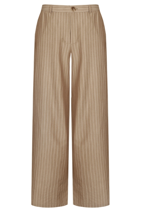 C&S The Label camel dames broek | Vooraanzicht