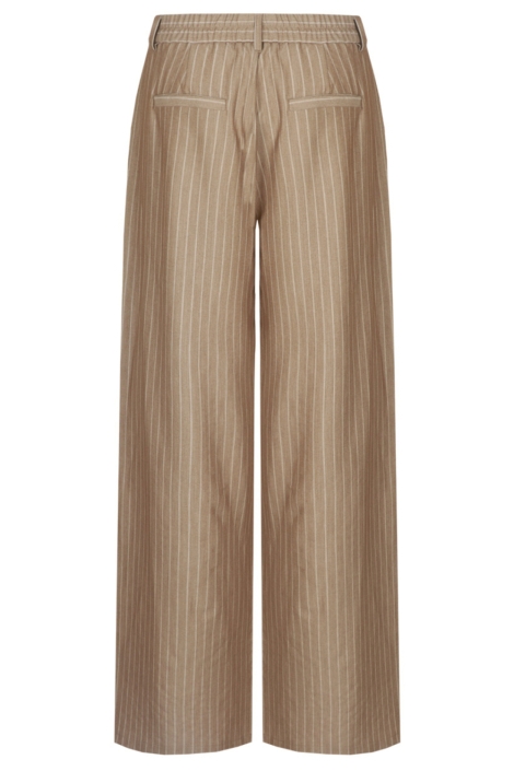 C&S The Label camel dames broek | Achteraanzicht