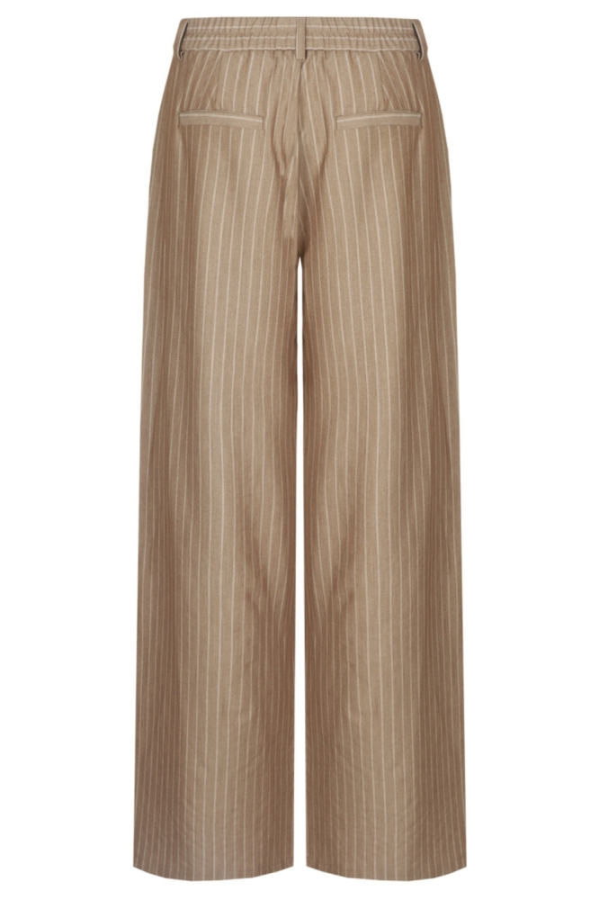 C&S The Label camel dames broek | Achteraanzicht