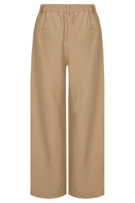 C&S The Label camel dames broek | Achteraanzicht