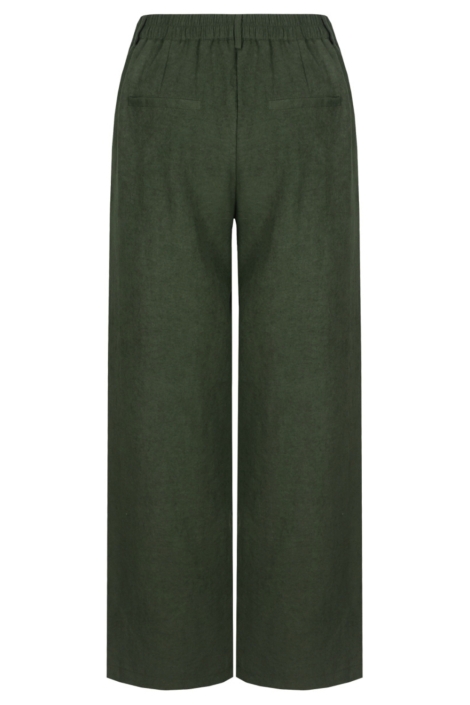 C&S The Label groene dames broek | Achteraanzicht