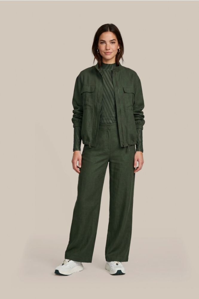 C&S The Label groene dames broek | Model