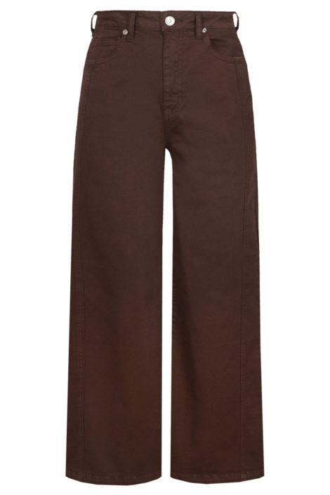 C&S The Label bruine dames broek | Vooraanzicht